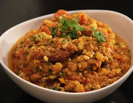 Chana Dal aur Wadi with Chenna