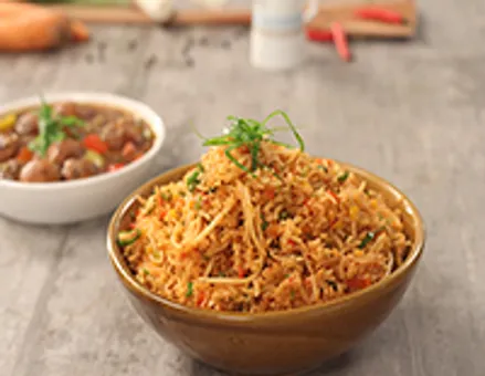 Veg Triple Schezwan Rice- SK Khazana
