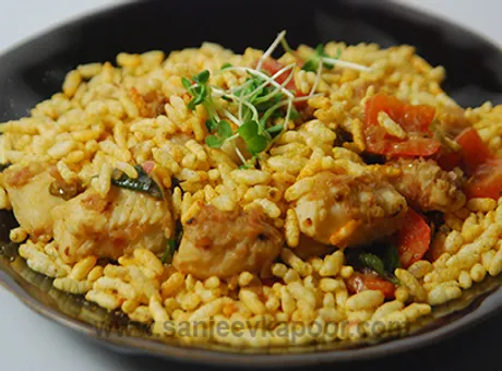 Lemon Chilli Fish with Kurmura