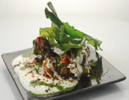 Green Pea Tikki Chaat - Cook Smart