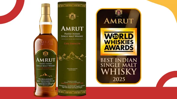 Amrut Peated Cask Strength crowned Best Indian Single Malt