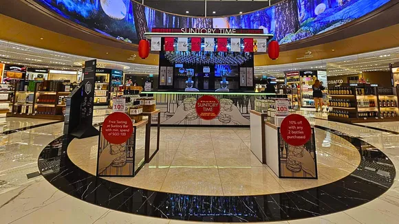 Suntory unveils multi-brand activations at Changi Airport