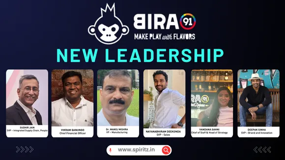 Bira 91 reshapes leadership team to drive growth