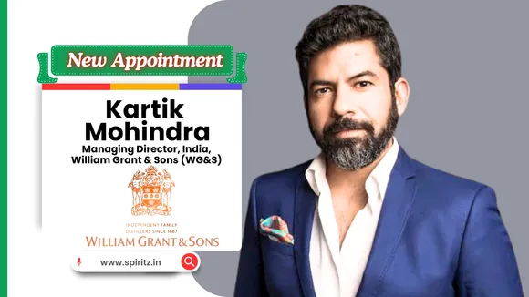 William Grant & Sons appoints Kartik Mohindra as MD for India