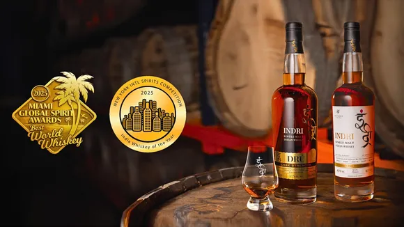 Indri Single Malt clinches global whisky honours
