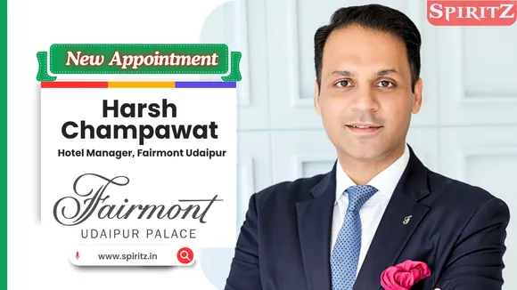 Fairmont Udaipur appoints Harsh Champawat as Hotel Manager