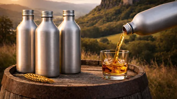 Stirling Distillery trials aluminium bottles for whisky