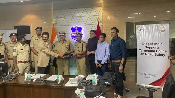 Diageo India supports Telangana police on road safety