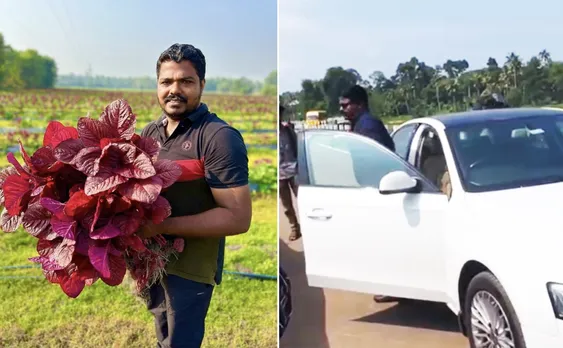 Sujith SP grows organic vegetables, paddy and flowers using precision farming 