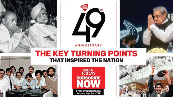 INDIA TODAY marks 49th anniversary with special issue on India's growth
