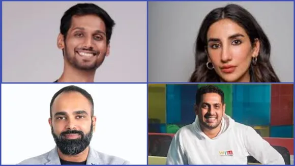 Vedang Patel (Top Left), Parul Gulati (Top Right), Chitresh Sinha (Bottom Left), Mitesh Kothari (Bottom Right)