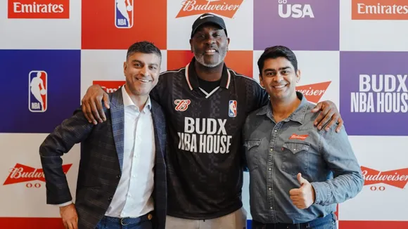 Rajah Chaudhry (left), Gary Payton (centre), Vineet Sharma (right)