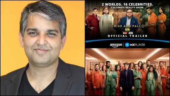 Rise and Fall, a new Indian reality show on Amazon MX Player, with host Ashneer Grover and contestants like Kiku Sharda.