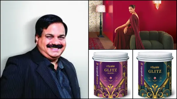 Amit Syngle, CEO and MD of Asian Paints, at the launch of the new Royale Glitz campaign with Deepika Padukone. Learn about the brand's marketing strategy, including its focus on regionalisation and second homes.