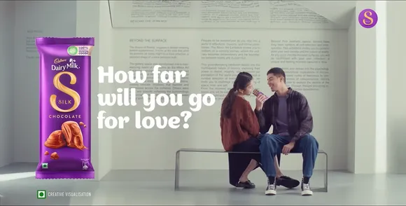 Cadbury Dairy Milk Silk's "How Far Will You Go for Love?" ad. See the full Ogilvy India commercial featuring a couple in a museum playing a chocolaty hide-and-seek.