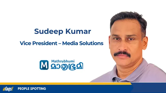 Sudeep Kumar elevated to Vice President – Media Solutions at The Mathrubhumi Group