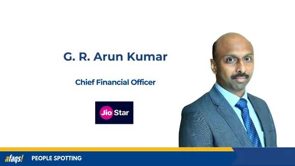 JioStar appoints G. R. Arun Kumar as Chief Financial Officer