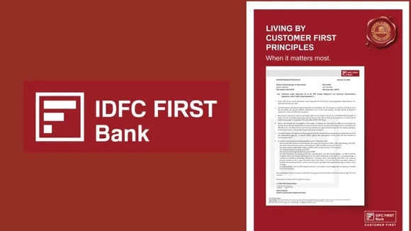 IDFC First Bank issues a full-page print ad for damage control after Rs 590-crore fraud