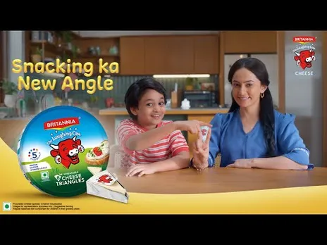 Snack Time Just Got a New Angle | Britannia The Laughing Cow Cheese Triangle