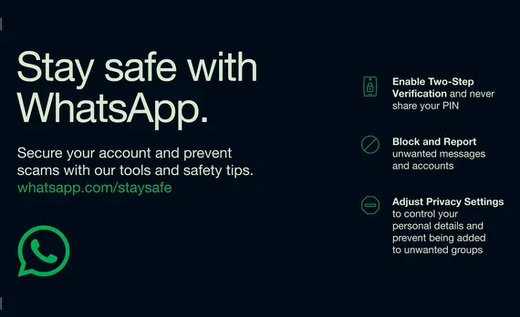 WhatsApp’s safety campaign educates users on how to stay safe from scams 