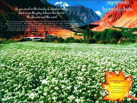 As you revel in the beauty of Zanskar valley, don't miss the play between two lovers. The flower and the wind.