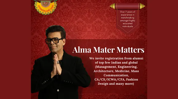 Karan Johar for IITIIMShaadi.com: What kind of heaven is this match made in?