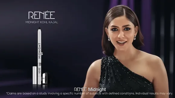 Mrunal Thakur stars in RENEE Cosmetics' latest ad for midnight kohl kajal pencil