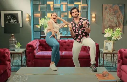 Ranveer Singh, Deepika Padukone shake a leg in JioFiber's 2020 IPL ad