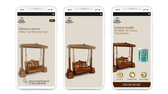 Berger Paints’ Mobile Ad drives 13x higher engagement rate