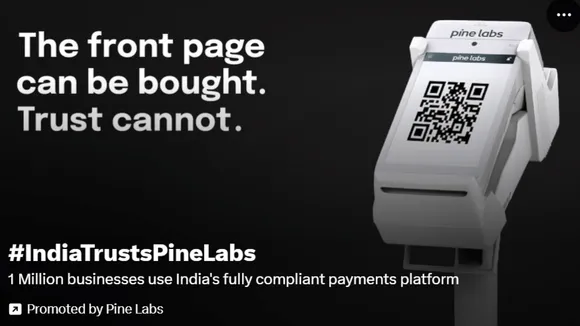 Can’t buy trust: Pine Labs mocks Paytm’s print ad with its own