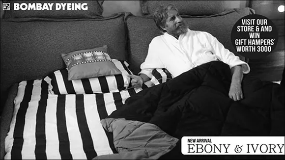 Bombay Dyeing: Black & White 'Shamitabh' style