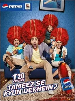 Pepsi plays on rowdy pitch