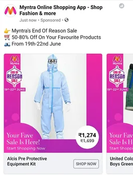 Myntra brings back 'End Of Reason Sale' amidst pandemic