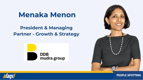 DDB Mudra Group elevates Menaka Menon as president and managing partner- growth & strategy for South office