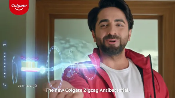 And now, here's an anti-bacterial toothbrush by Colgate