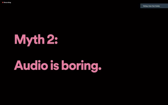 Spotify makes a case for audio, podcast ads