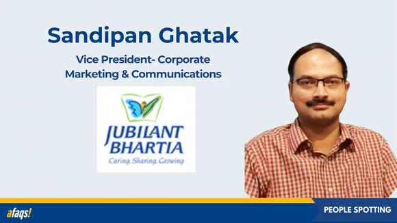 Sandipan Ghatak joins Jubilant Bhartia Group as vice president corporate marketing and communications