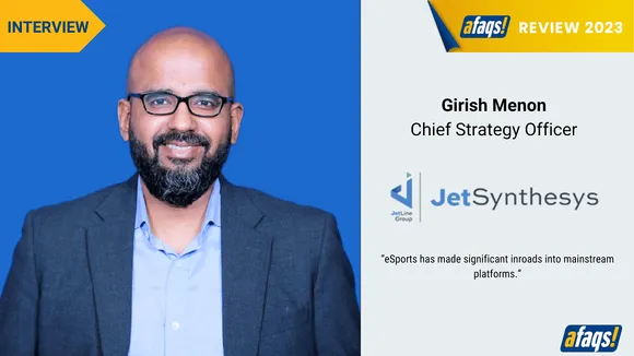eSports has become an integral part of the digital entertainment landscape: Girish Menon, JetSynthesys