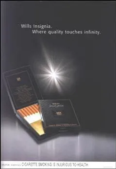 Wills Insignia.Where quality touches infinity.