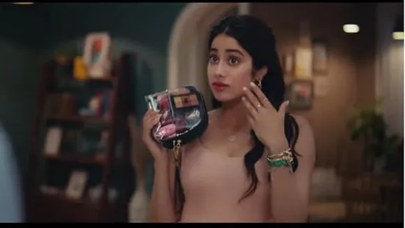 Janhvi Kapoor, a Goa trip, a bag full of makeup; Nykaa's new spot illustrates the love of makeup