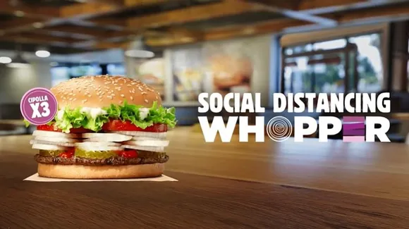 Burger King's new Whopper reeks of social distancing