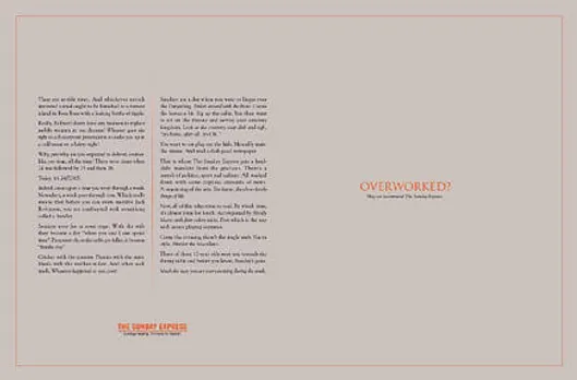 Overworked?