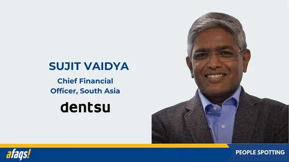 Dentsu appoints Sujit Vaidya as Chief Financial Officer, South Asia