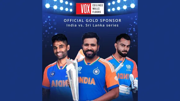VOX India is the associate gold sponsor of India vs. Sri Lanka series 2024