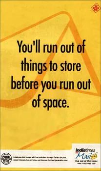 You'll run out of things to store before you run out of space.