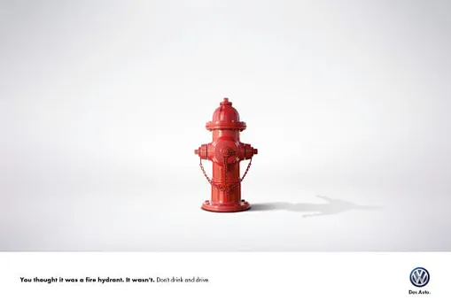 Don't drink and drive - Fire hydrant