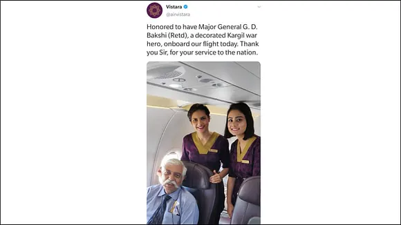 Twitter - Vistara Lessons: Delete or Defend?