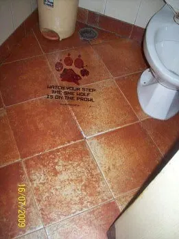 She Wolf- Floor sticker
