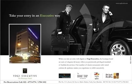 Take your entry in an executive way