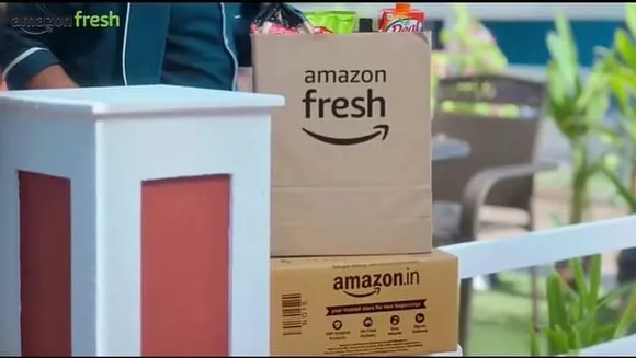 Amazon Fresh primes users of its 2-hour grocery and essentials delivery in a new ad 